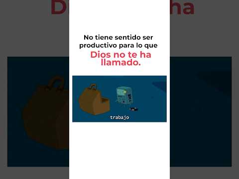 No tiene sentido ser productivo para lo que Dios no te ha llamado!